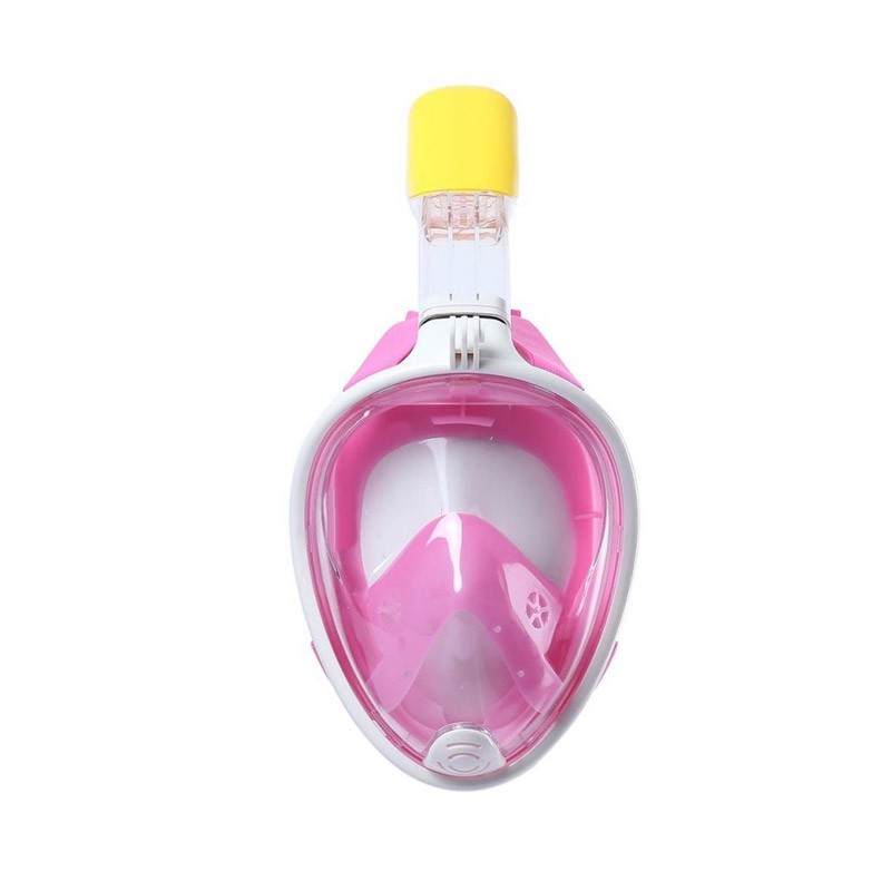 34.9 - Ολοπρόσωπη Μάσκα με Αναπνευστήρα και Βάση για Action Κάμερα Χρώματος Ροζ