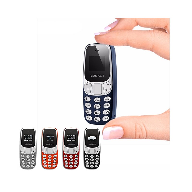 29.9 - Ultra Mini Δίκαρτο Κινητό Τηλέφωνο με Bluetooth και MP3 Player Χρώματος Πορτοκαλί