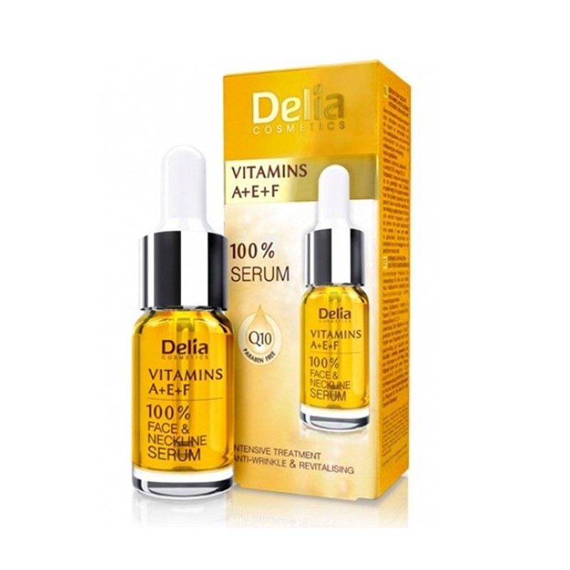 9.9 - Ορός Προσώπου με Βιταμίνες A + E + F  Delia Cosmetics 10 ml