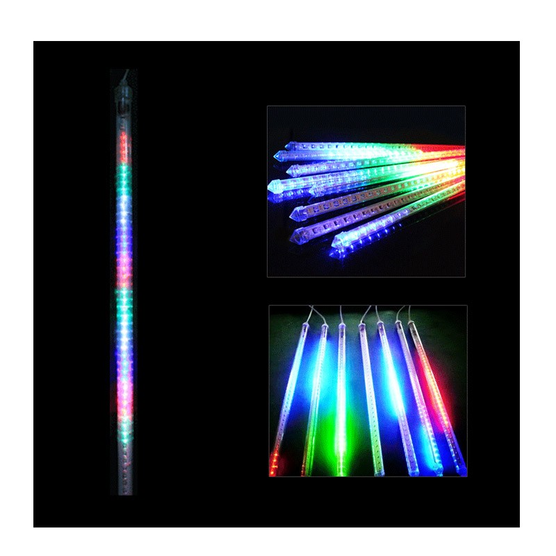 24.9 - Ηλιακός Διακοσμητικός Φωτισμός LED Βροχή - Πολύχρωμο