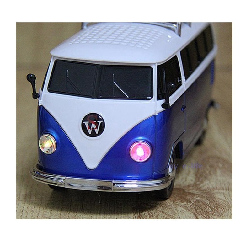 39.9 - Φορητό Ηχείο USB/SD, Ραδιόφωνο VW VAN WS-266-Μπλε