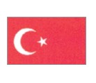 11.88 - Σημαία Τουρκίας​ Μήκους 50cm
