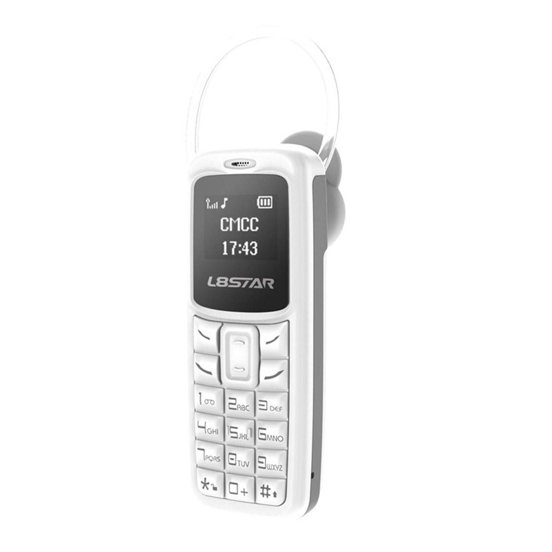 34.9 - Mini Κινητό Τηλέφωνο – Handsfree Χρώματος Άσπρο BM30