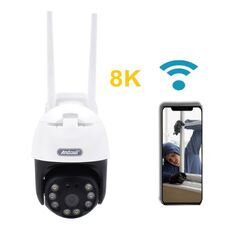 89.9 - Έγχρωμη Ρομποτική IP Κάμερα 8Κ με Νυχτερινή Λήψη  και WIFI