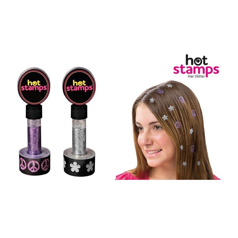 8.3 - Στάμπες Μαλλιών Hot stamps Hair Glitter