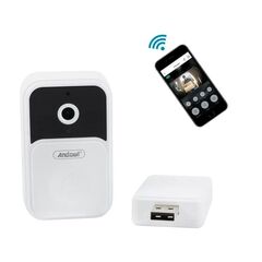 39.9 - Επαναφορτιζόμενο Κουδούνι USB WiFi με Κάμερα 4K και Αμφίδρομο Ήχο
