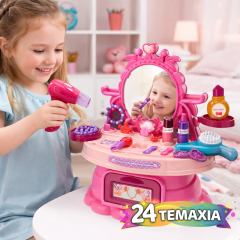 39.9 - Παιδική Τουαλέτα Ομορφιάς Mini Lovely Charming Dresser με Αξεσουάρ 24 Τεμ. 335*33m