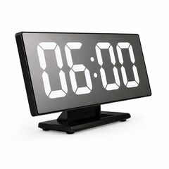 19.9 - Εντυπωσιακό Ψηφιακό Επιτραπέζιο Ρολόι/Ξυπνητήρι με Μεγάλη Οθόνη Καθρέφτη