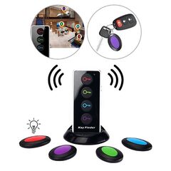 34.9 - Ασύρματος Εντοπιστής Κλειδιών με Τηλεχειριστήριο και 4 Δέκτες