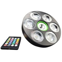 19.9 - Προβολέας Disco LED RGB+W 4 σε 1 με Bluetooth & Στροβοσκοπικά Εφέ