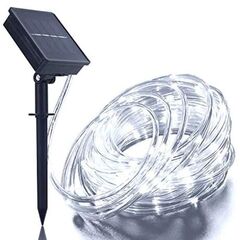 19.9 - 100 LED Ηλιακός Φωτοσωλήνας 10 Mέτρων - Λευκό Ψυχρό