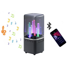 34.9 - Φορητό Επαναφορτιζόμενο Bluetooth Ηχείο Με Πολύχρωμα LED Light Show