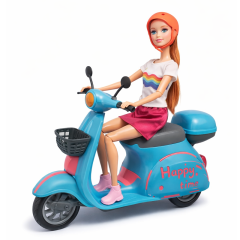 24.9 - Κούκλα Sasha με Κράνοσ ,Σκούτερ