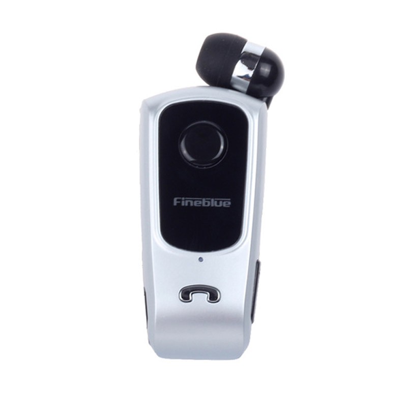 34.9 - Ακουστικό Hands-Free με Σύνδεση Bluetooth FineBlue Ασημένιο