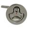 63.25 - Κλειδαριά Inox Χωνευτή Βελτιωμένη Κυκλική Χωρίς Κλειδί 51mm