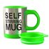 11.9 - Κούπα που Ανακατεύει τον Καφέ - Self Stirring Mug Χρώματος Πράσινο