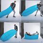 19.9 - Φουσκωτός Καναπές - Ξαπλώστρα Χρώματος Μπλε Air Sofa