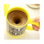 11.9 - Κούπα που Ανακατεύει τον Καφέ - Self Stirring Mug Χρώματος Κίτρινο
