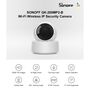 69.9 - Ασύρματη Κάμερα Ασφαλείας 1080P HD 360° WiFi - Λευκό χρώμα