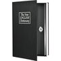 24.9 - Μεταλλικό Βιβλίο Χρηματοκιβώτιο Ασφαλείας με Κλειδί Χρώμα Μαύρο -265 x 200 x 65mm