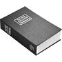 24.9 - Μεταλλικό Βιβλίο Χρηματοκιβώτιο Ασφαλείας με Κλειδί Χρώμα Μαύρο -265 x 200 x 65mm