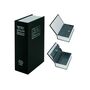 12.9 - Βιβλίο Χρηματοκιβώτιο Ασφαλείας με Κλειδί Χρώμα Μαύρο 180 x 115 x 55mm