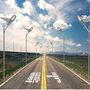 179.9 - Ηλιακός Προβολέας LED 400W με Φωτοβολταϊκό Πάνελ και Βραχίωνα Στήριξης