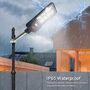 119.9 - Αδιάβροχο Ηλιακό Φωτιστικό Δρόμου 400w με Φωτοβολταϊκό Πάνελ, Ανιχνευτή Κίνησης, Αισθητήρα Φωτός και Τηλεκοντρόλ