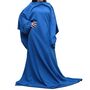 19.9 - Κουβέρτα Fleece με Μανίκια 180-135cm Μπλε