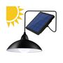 29.9 - Mini Αδιάβροχο Ηλιακό Φωτιστικό Οροφής 19 LED με Χειριστήριο