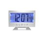 12.9 - Ψηφιακό Ρολόι - Ξυπνητήρι με Αισθητήρα Ηχου, LCD Οθόνη & Ένδειξη Θερμοκρασίας