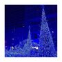 19.9 - Επεκτεινόμενα Χριστουγεννιάτικα Αδιάβροχα Λαμπάκια Ρεύματος 30m 300 LED με Διάφανο Καλώδιο Χρώματος Μπλε