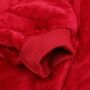 29.9 - Μπλούζα-Κουβέρτα Fleece με Επένδυση Γουνάκι και Μακριά Μανίκια Κόκκινο