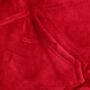 29.9 - Μπλούζα-Κουβέρτα Fleece με Επένδυση Γουνάκι και Μακριά Μανίκια Κόκκινο