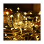 19.9 - Επεκτεινόμενα Χριστουγεννιάτικα Αδιάβροχα Λαμπάκια Ρεύματος 30m 300 LED με Διάφανο Καλώδιο Χρώματος Λευκό Θερμό