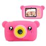 29.9 - Μίνι Ψηφιακή Παιδική Φωτογραφική Μηχανή με Ελληνικό Μενού Ροζ Αρκουδάκι 4608 × 3456PX