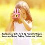 29.9 - Μίνι Ψηφιακή Παιδική Φωτογραφική Μηχανή με Ελληνικό Μενού Ροζ Λαγουδάκι