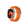 39.9 - Smart Watch με Μοντέρνο Σχεδιασμό, Ελληνικό Μενού και Λουράκι Σιλικόνης-Πορτοκαλί