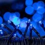 24.9 - Ηλιακά Λαμπάκια 200 LED Εξωτερικού Χώρου- Μπλε