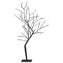 49.9 - Διακοσμητικό Μεταλλικό Δέντρο με 96 LED Λαμπάκια σε Μωβ Χρώμα  75cm