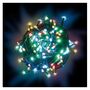 14.9 - Χριστουγεννιάτικα  Λαμπάκια Ρεύματος 20m 200 LED με Πράσινο Καλώδιο Χρώματος RGB