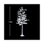 69.9 - Διακοσμητικό Λευκό Δέντρο Led με Λευκά Φύλλα  1.6m