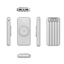 39.9 - ​ Powerbank Aσύρματης Φόρτισης και με Ενσωματωμένα Βύσματα 18.000mAh