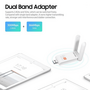 24.9 - Ασύρματος USB Αντάπτορας Δικτύου Dual Band