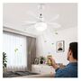 24.9 - Ανεμιστήρας Οροφής και Λάμπα LED 40W με Τηλεχειριστήριο 2 Σε 1
