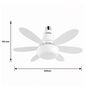 24.9 - Ανεμιστήρας Οροφής και Λάμπα LED 40W με Τηλεχειριστήριο 2 Σε 1