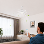 26.9 - Ανεμιστήρας Οροφής και Λάμπα LED 40W με Τηλεχειριστήριο 2 Σε 1