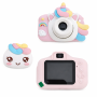 39.9 - Παιχνιδολαμπάδα Ψηφιακή Κάμερα Μονόκερος Camera Kids 2.0" HD Οθόνη – Φωτογραφίες και Βίντεο με Παιχνίδια και Μουσική