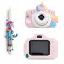39.9 - Παιχνιδολαμπάδα Ψηφιακή Κάμερα Μονόκερος Camera Kids 2.0" HD Οθόνη – Φωτογραφίες και Βίντεο με Παιχνίδια και Μουσική