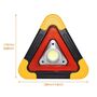 14.9 - Επαναφορτιζόμενο Τρίγωνο Ασφαλείας & Φακός LED με Ηλιακό Πάνελ HB-6609